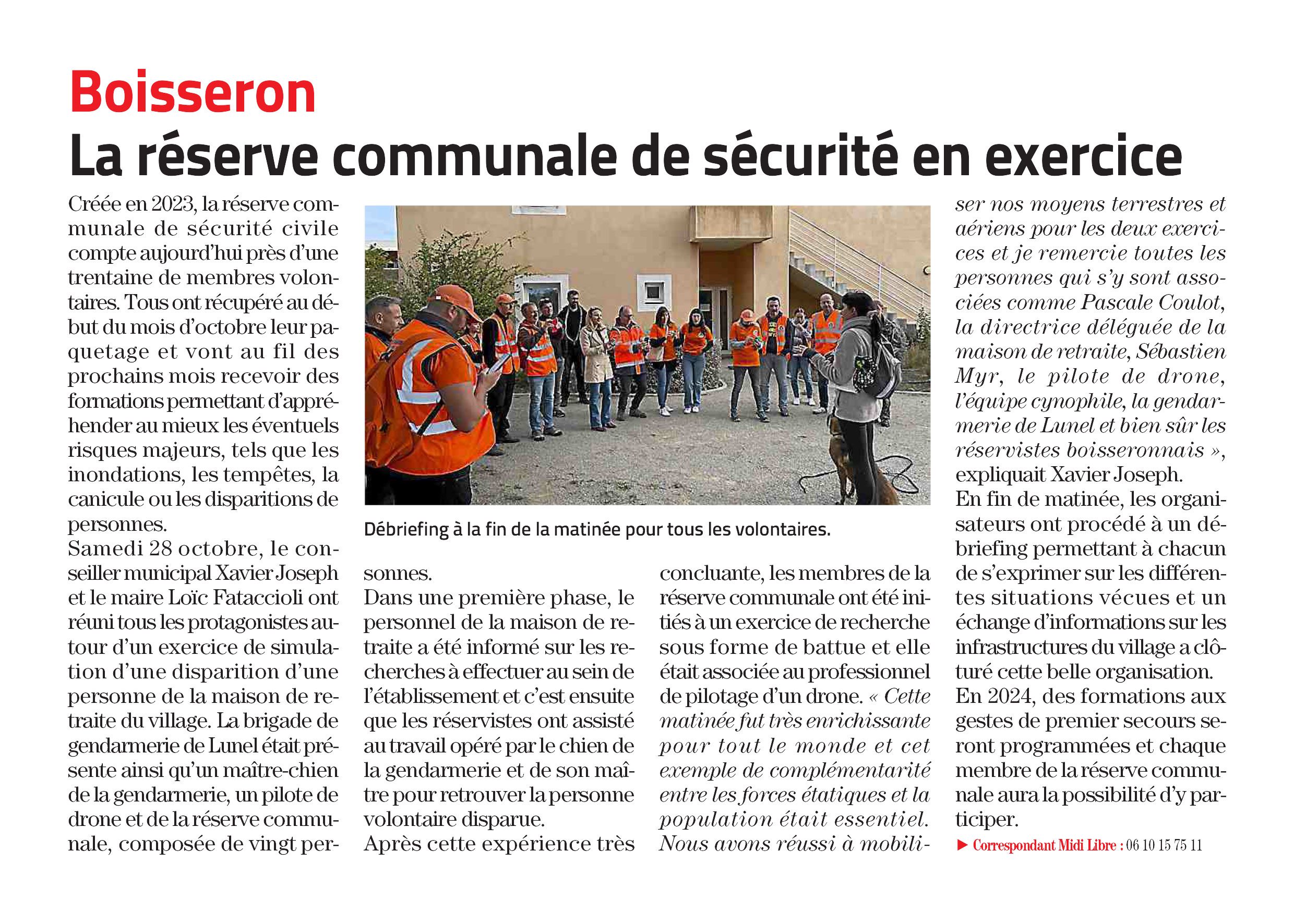 reserve communal de boisseron recherche de personne par drone boisseron herault