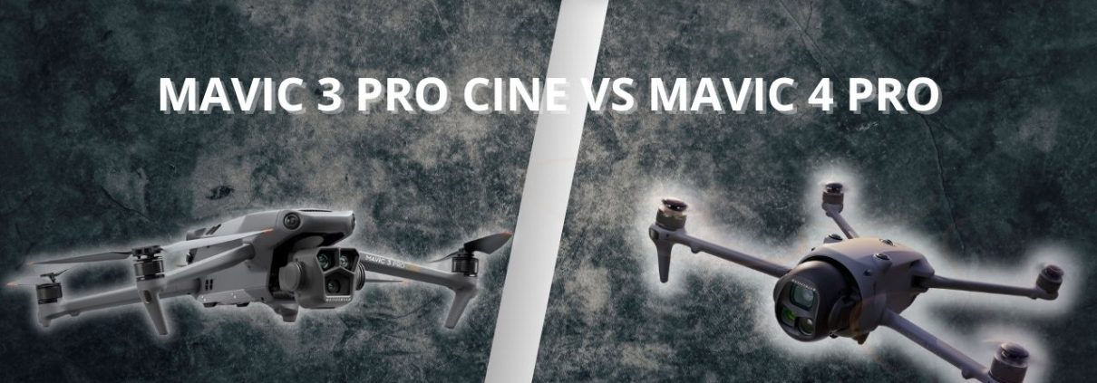 comparaison mavic 3 cine vs mavic 4 pro dji 2025
